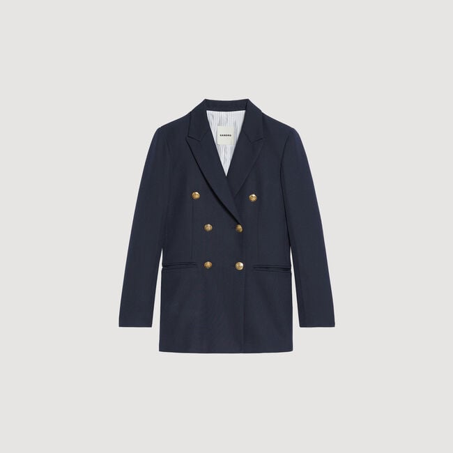 Double-breasted suit jacket
