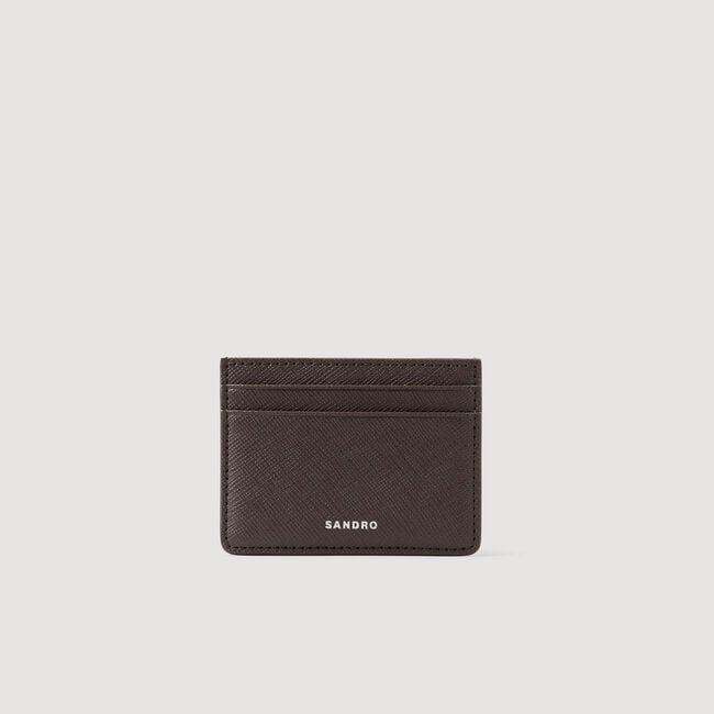 Reconstituted leather cardholder